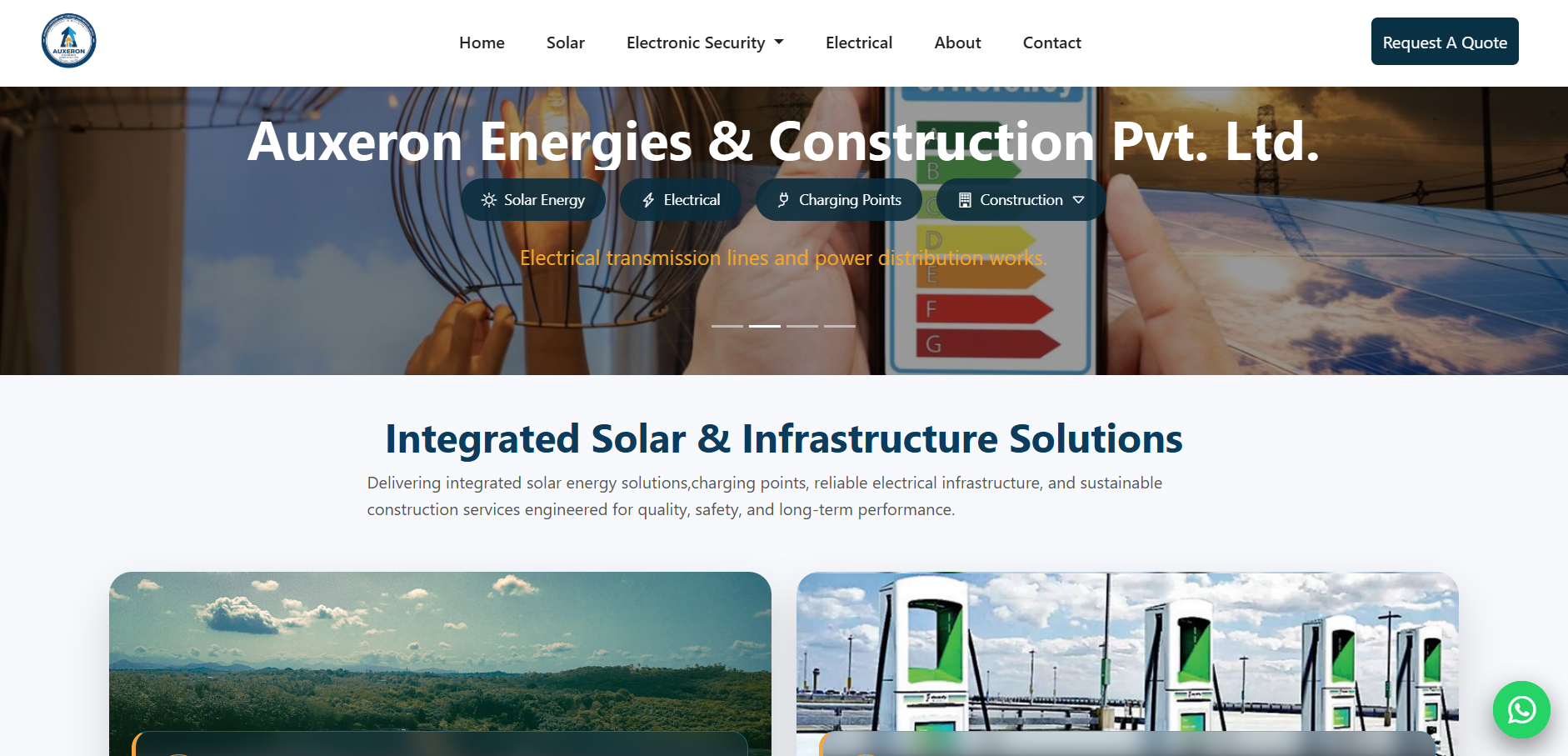 Auxeronenergies (Web Application)